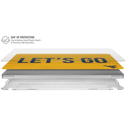 West Virginia University Mountaineers MacBook Air 15in (2023-2025) Case plus Skin